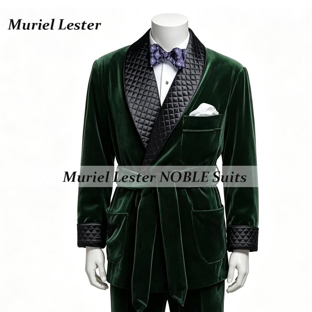 Men Grooming Outfit - Jas Velvet Bisnis Untuk Pria Dengan
