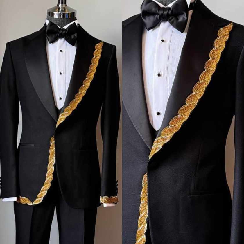 Men'S Grooming Set - Jas Pria Berhias Rhinestone Glitter Kustom,