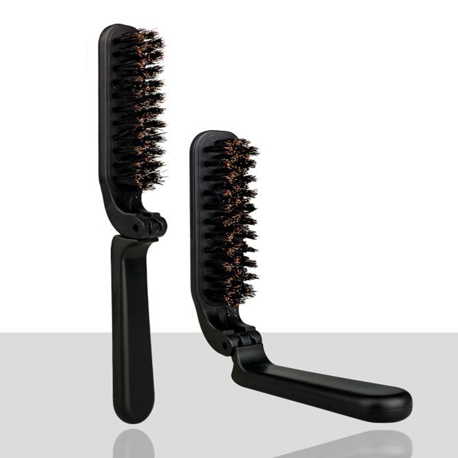 Men'S Grooming Barbershop - Sikat Jenggot Hitam Bergaya Lipat, Alat