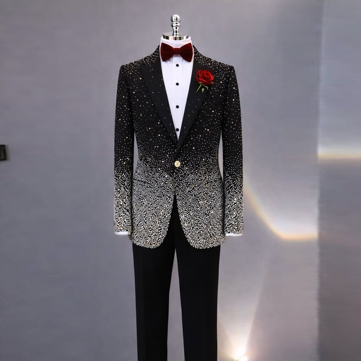 Men Grooming Outfit - Jas Pria Berlian Imitasi Tampan 2