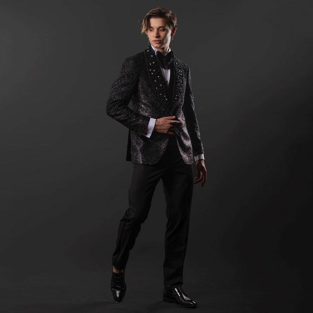 Jas Pria Mewah Berhias Mutiara - Men Grooming Outfit ulasan dan harga