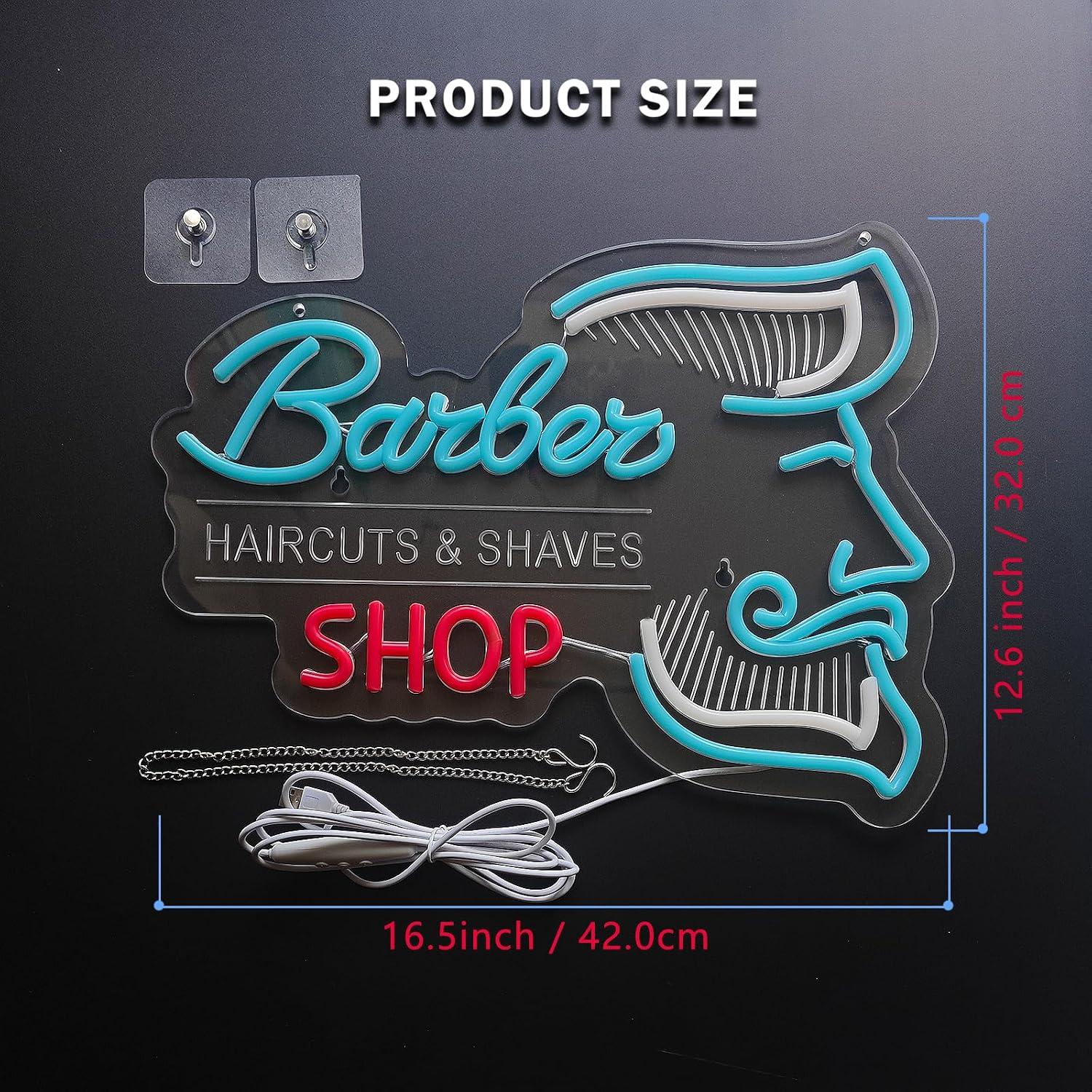 Lampu LED Neon yang Dapat Dire - Men'S Grooming Barbershop ulasan dan harga