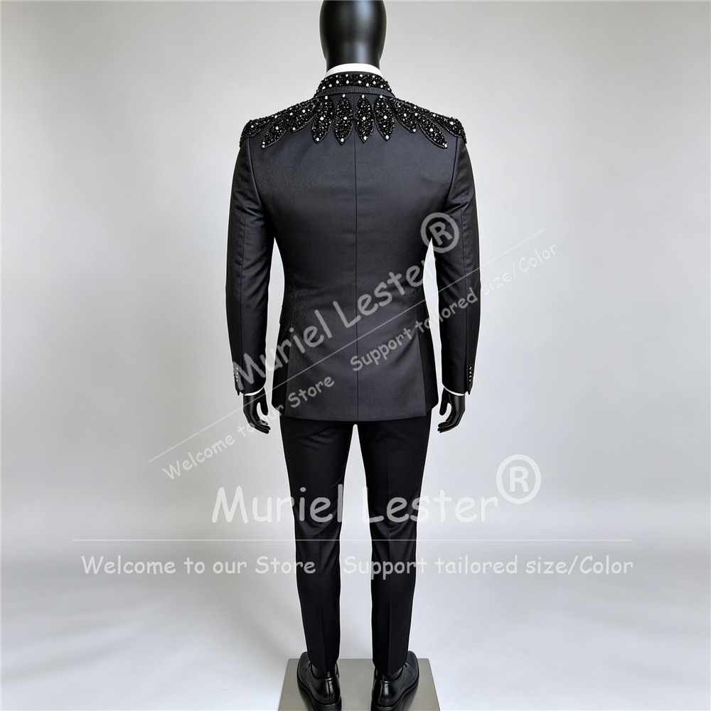Setelan Jas Pria Desain Italia - Men Grooming Outfit ulasan dan harga