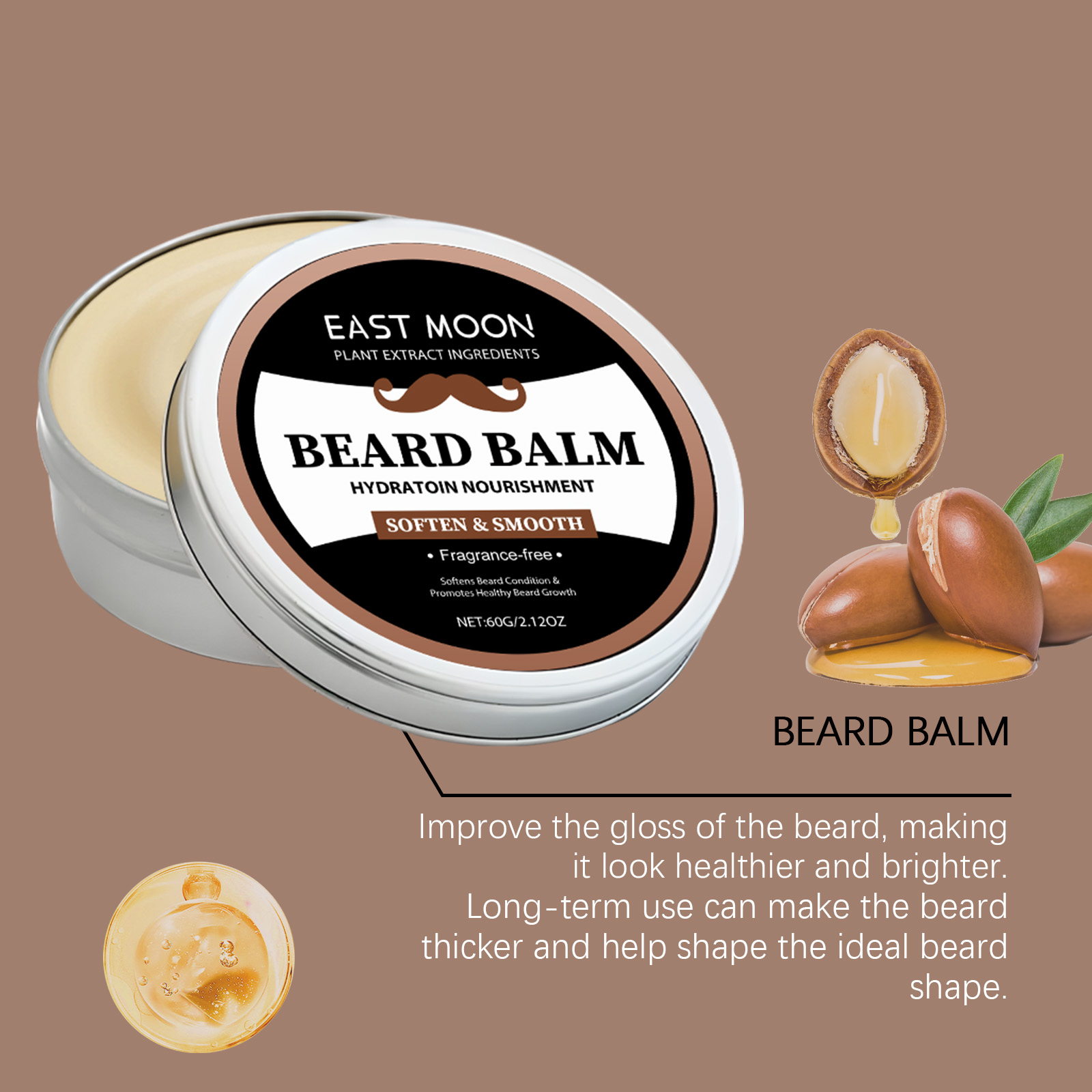 Balsem Jenggot Untuk Pria 60g  - Men'S Grooming Tonic ulasan dan harga